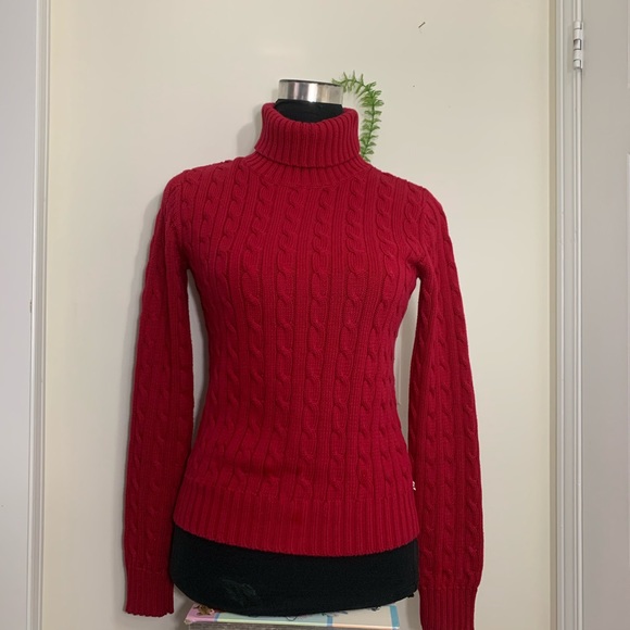 Tommy Hilfiger Sweaters - Tommy Hilfiger Turtle Neck Cozy Knit Sweater